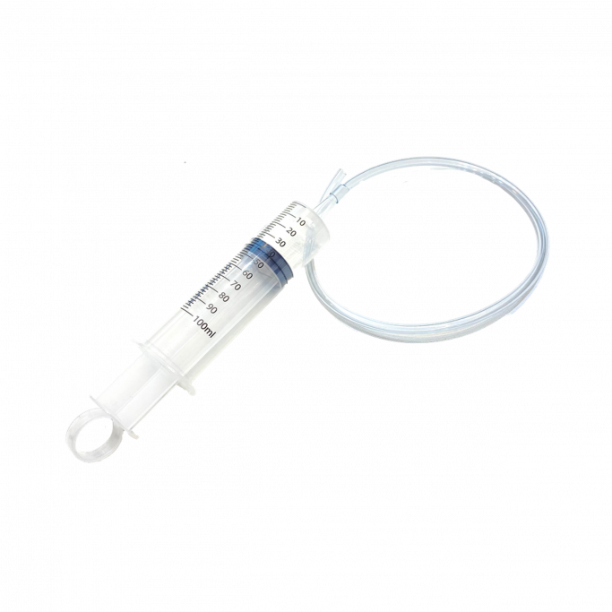 Resin injection syringe