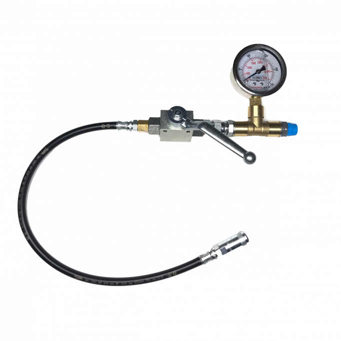Injection Valve with Pressure Gauge