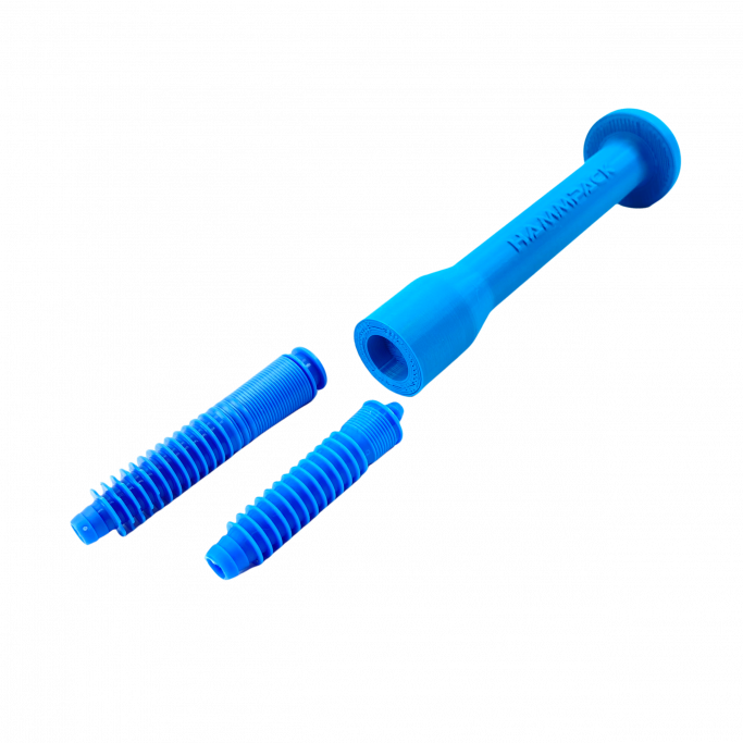 Beater for plastic packers