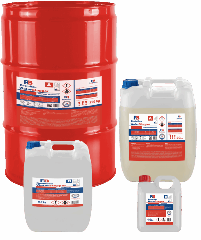One-component fast foaming injection resin