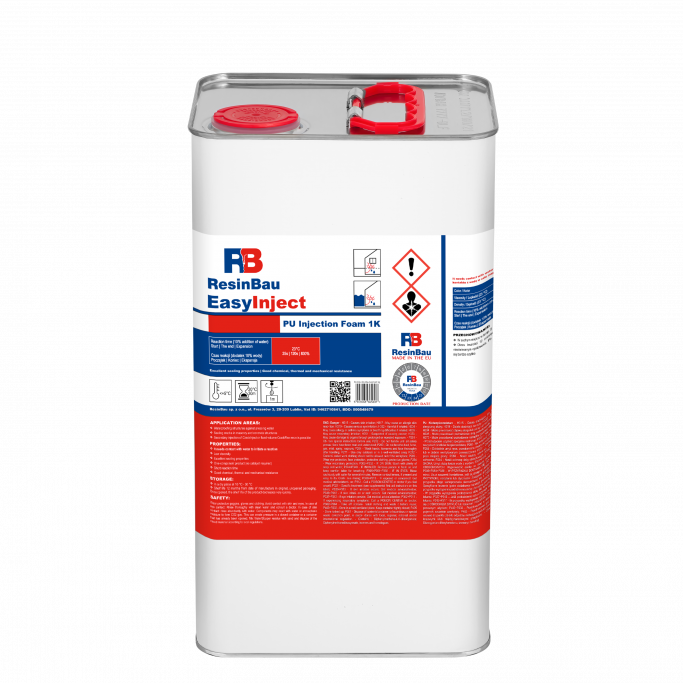 En-komponent EasyInject injeksjonsskum