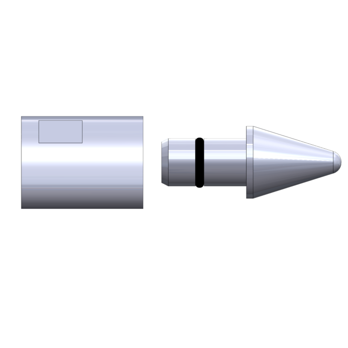 Pointe de flèche pour lance d'injection 21.3mm